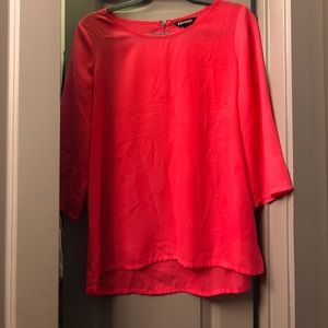 Pink Express Top with Zipper Back- Size M